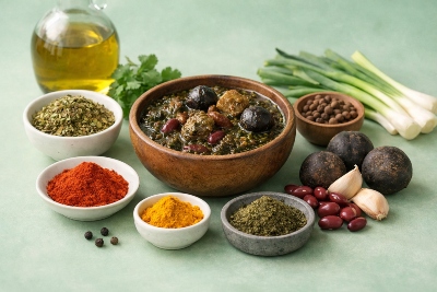 طرز تهیه قرمه سبزی اصیل ایرانی؛ راز خوشمزگی و ادویه‌های مخصوص خورشت قورمه سبزی